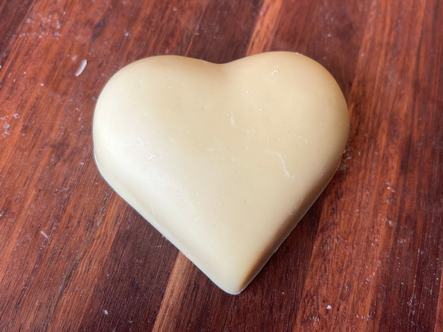 Handmade soap, heart shaped soap, Chai and honey soap 70g