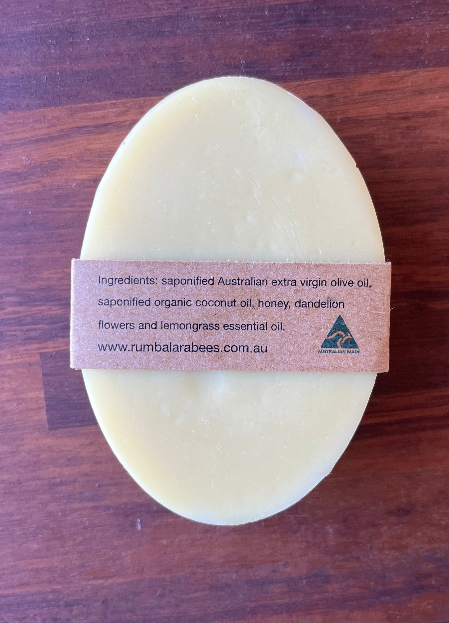 Dandelion, lemongrass and honey soap 90g