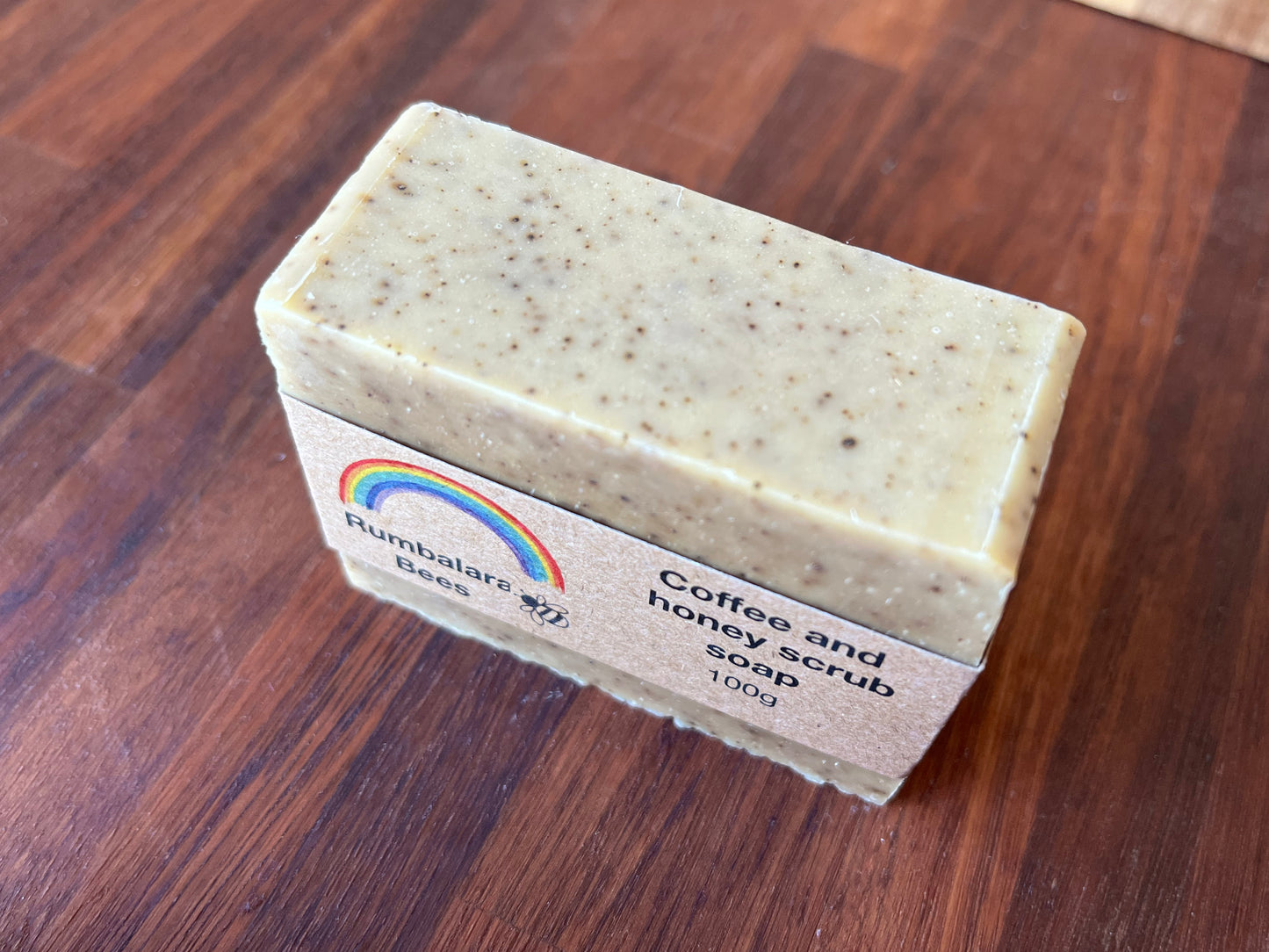 Coffee and honey scrub soap 100g