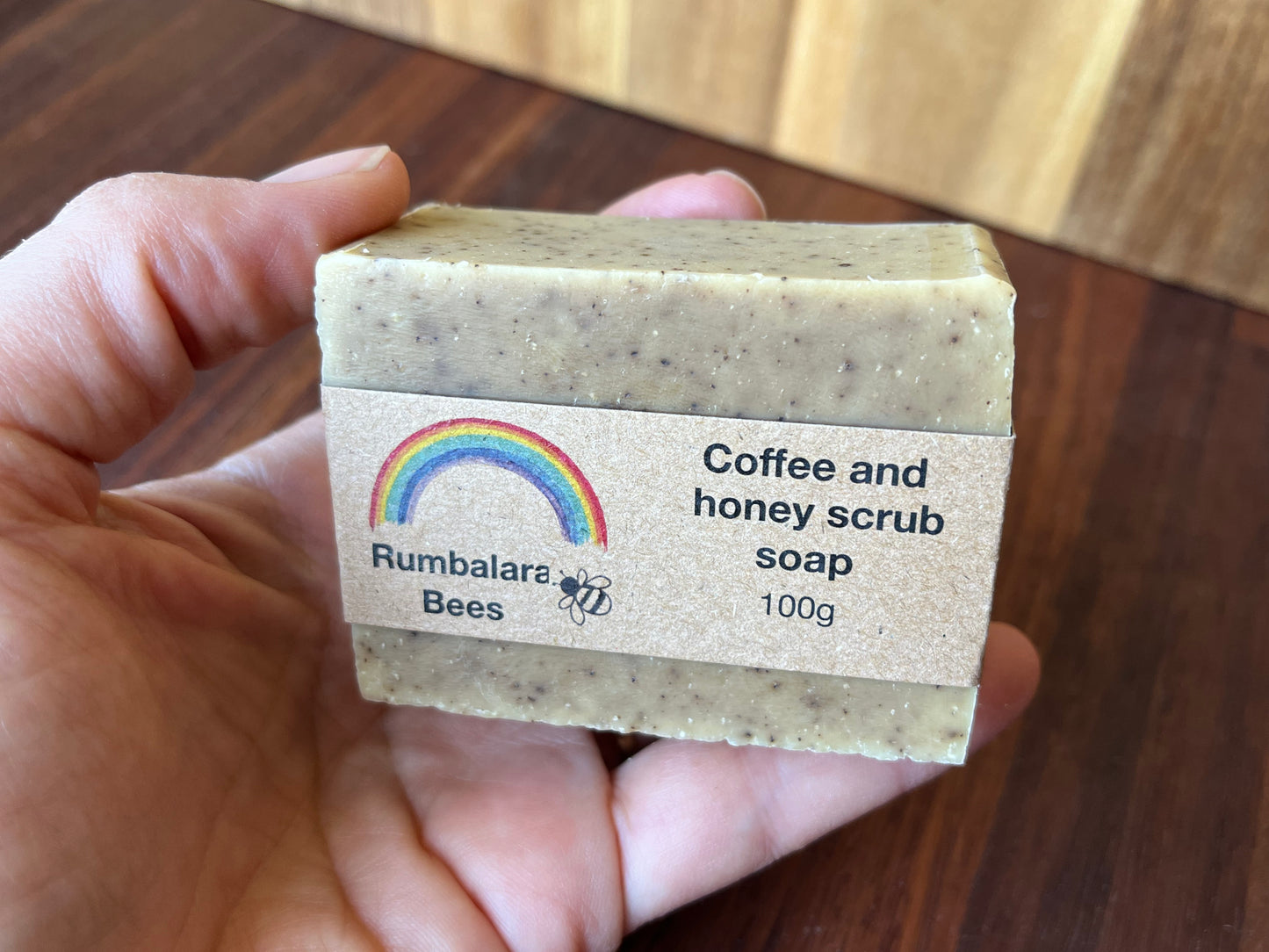 Coffee and honey scrub soap 100g