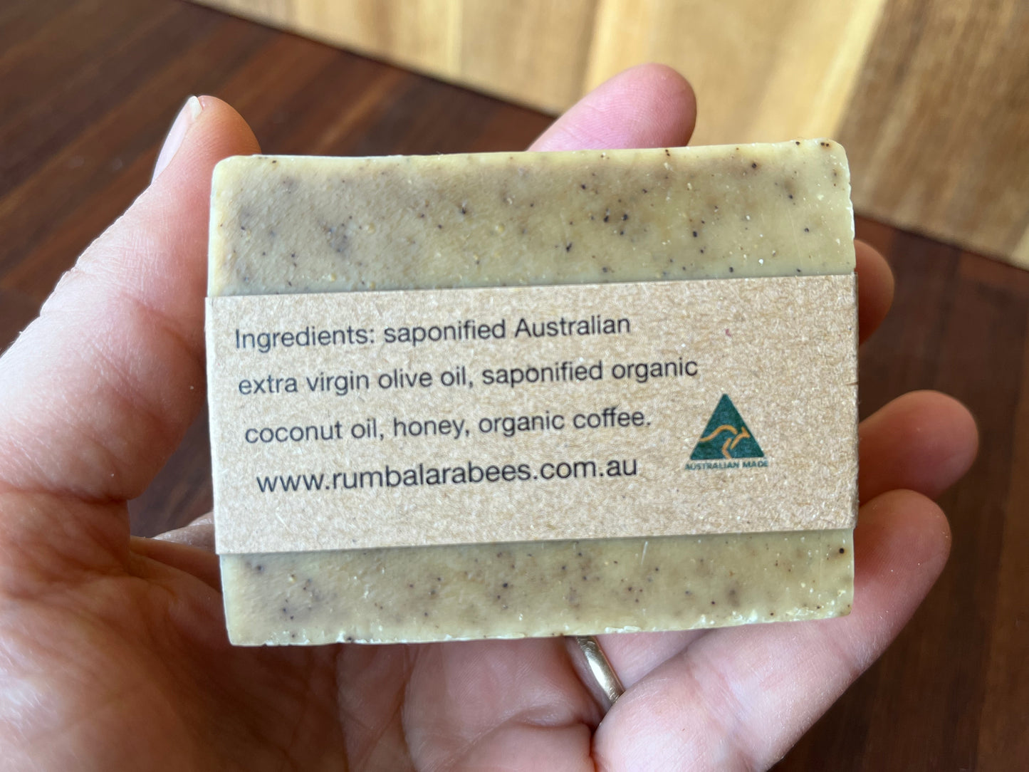 Coffee and honey scrub soap 100g