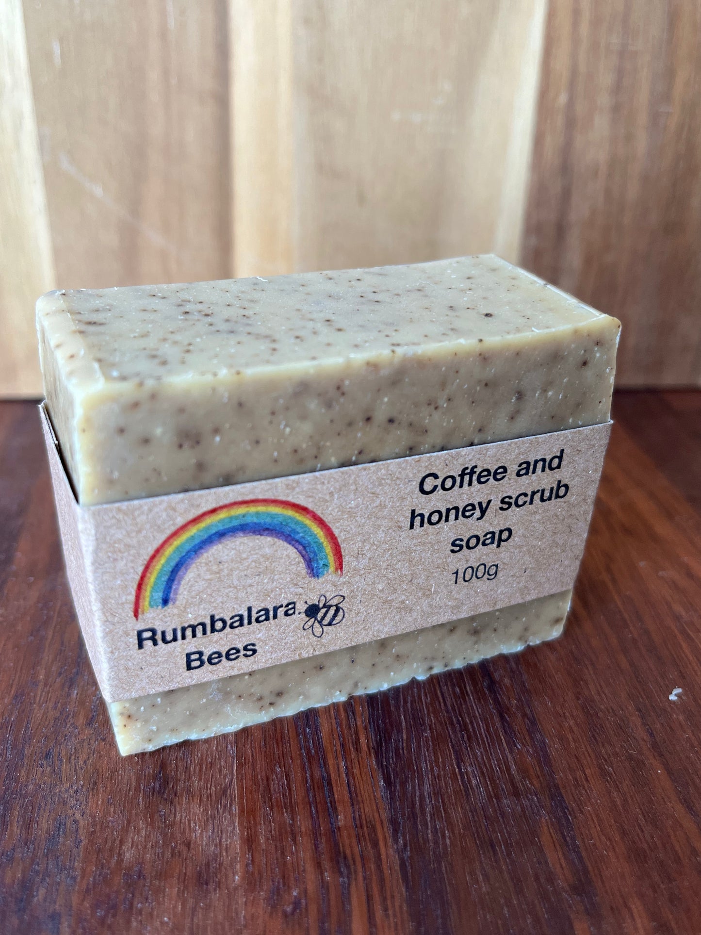 Coffee and honey scrub soap 100g
