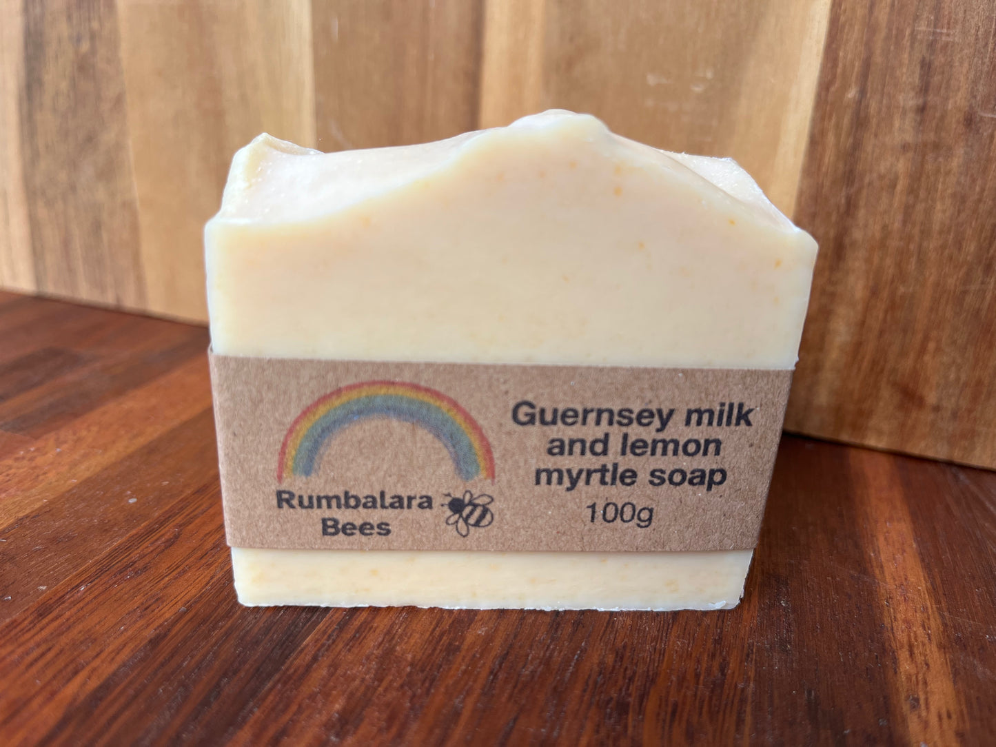 Guernsey milk and lemon myrtle soap 100g