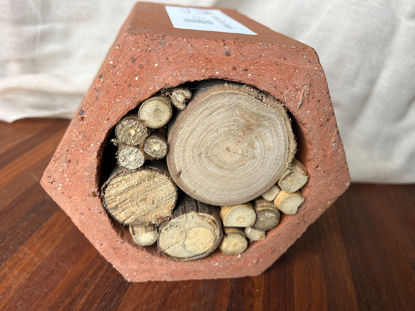 Native bee hotel