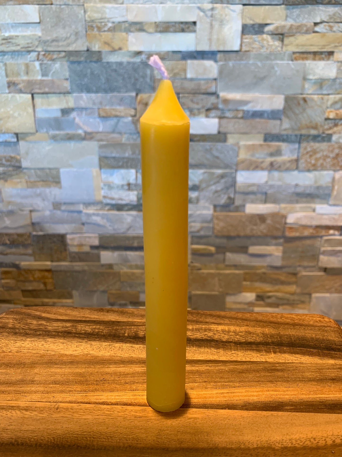 Beeswax tall dinner candle