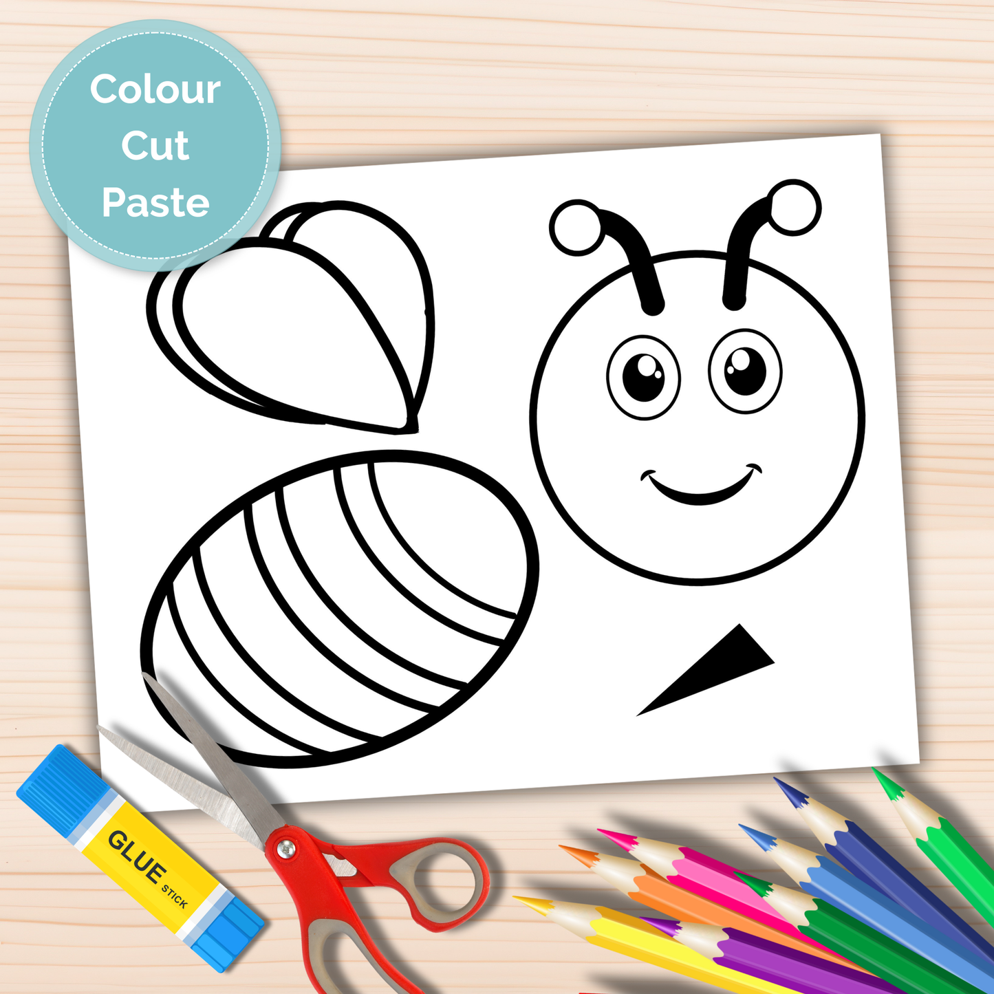 Build a bee craft printable