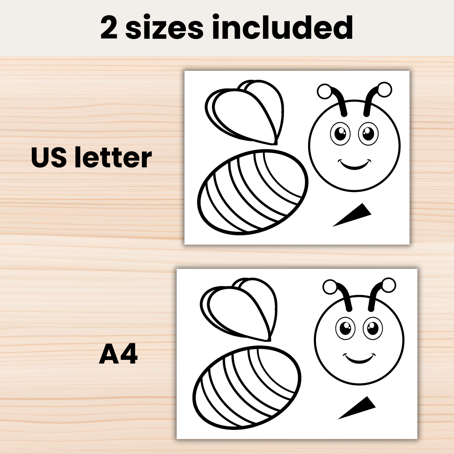 Build a bee craft printable
