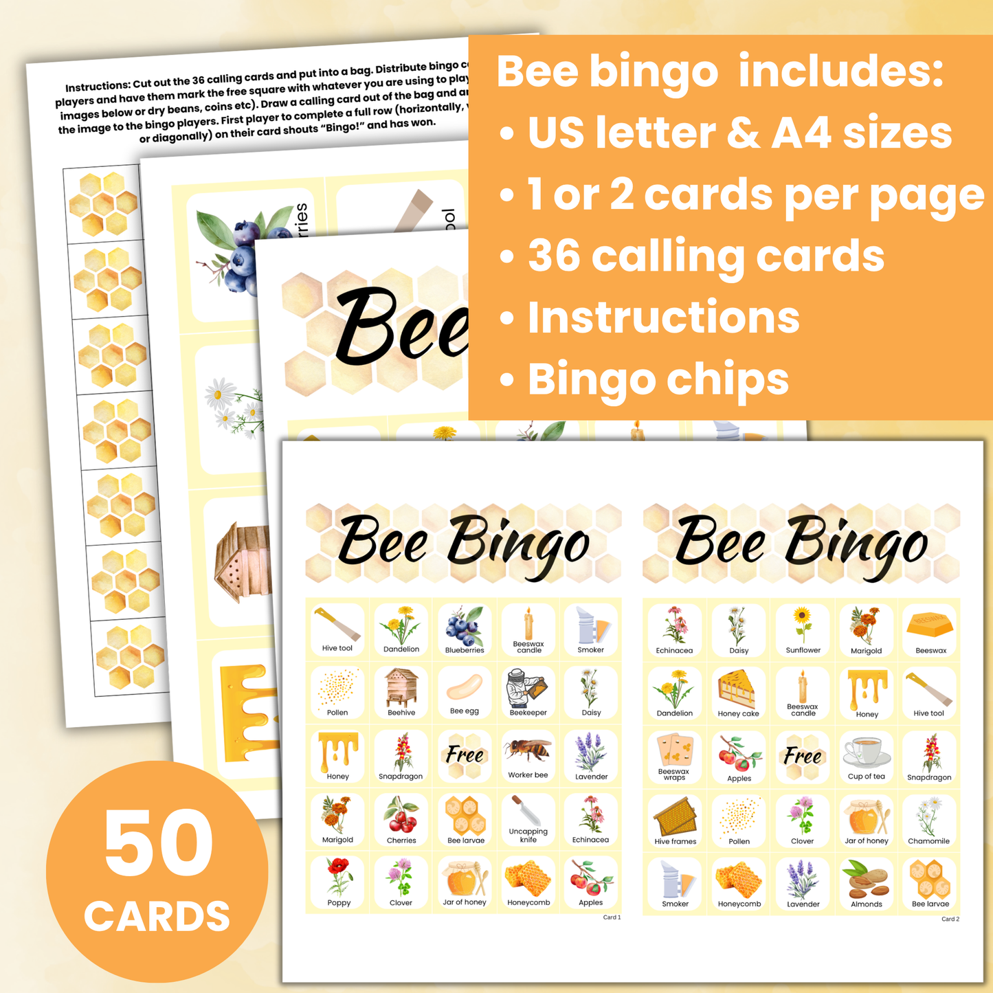 Bee games bundle printable