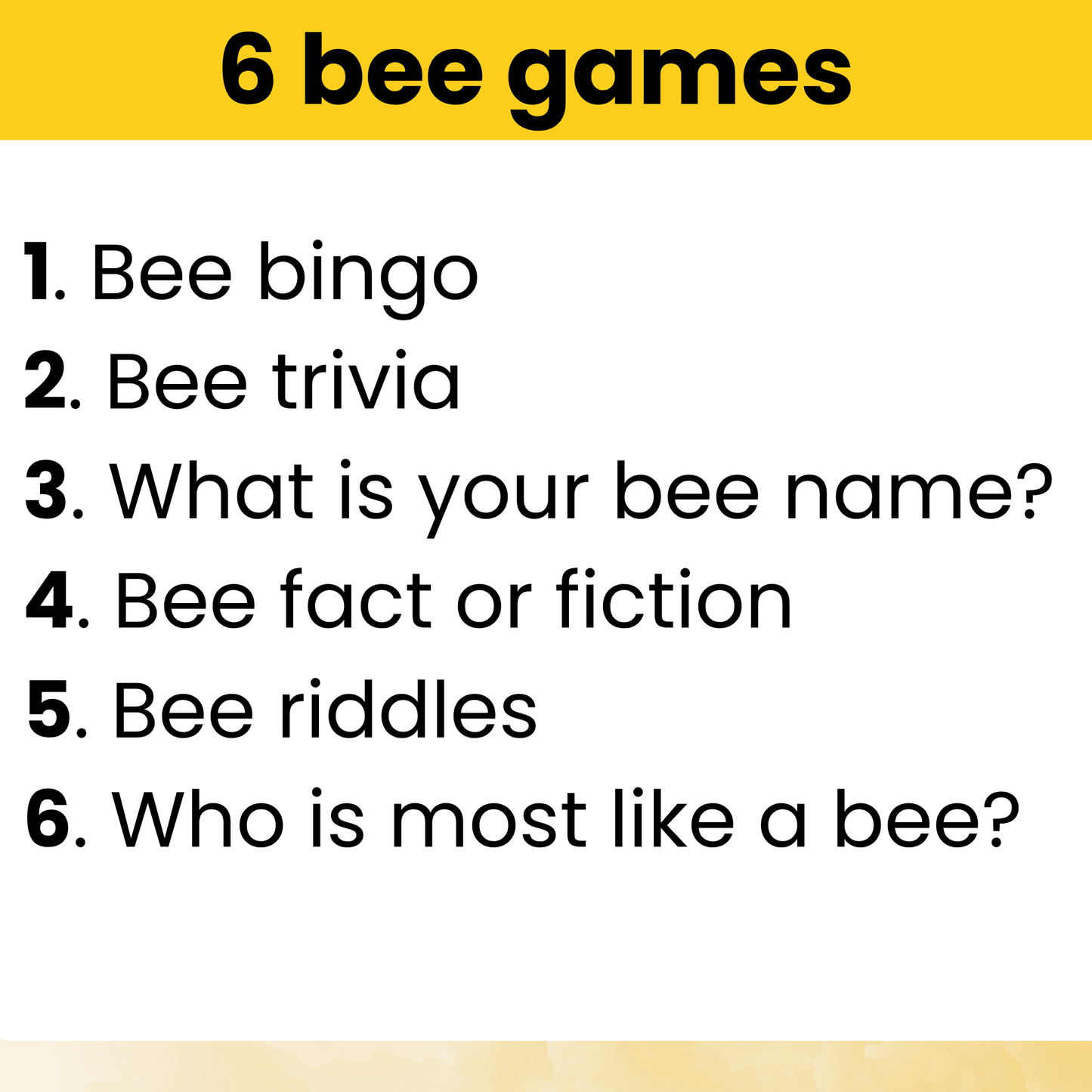 Bee games bundle printable