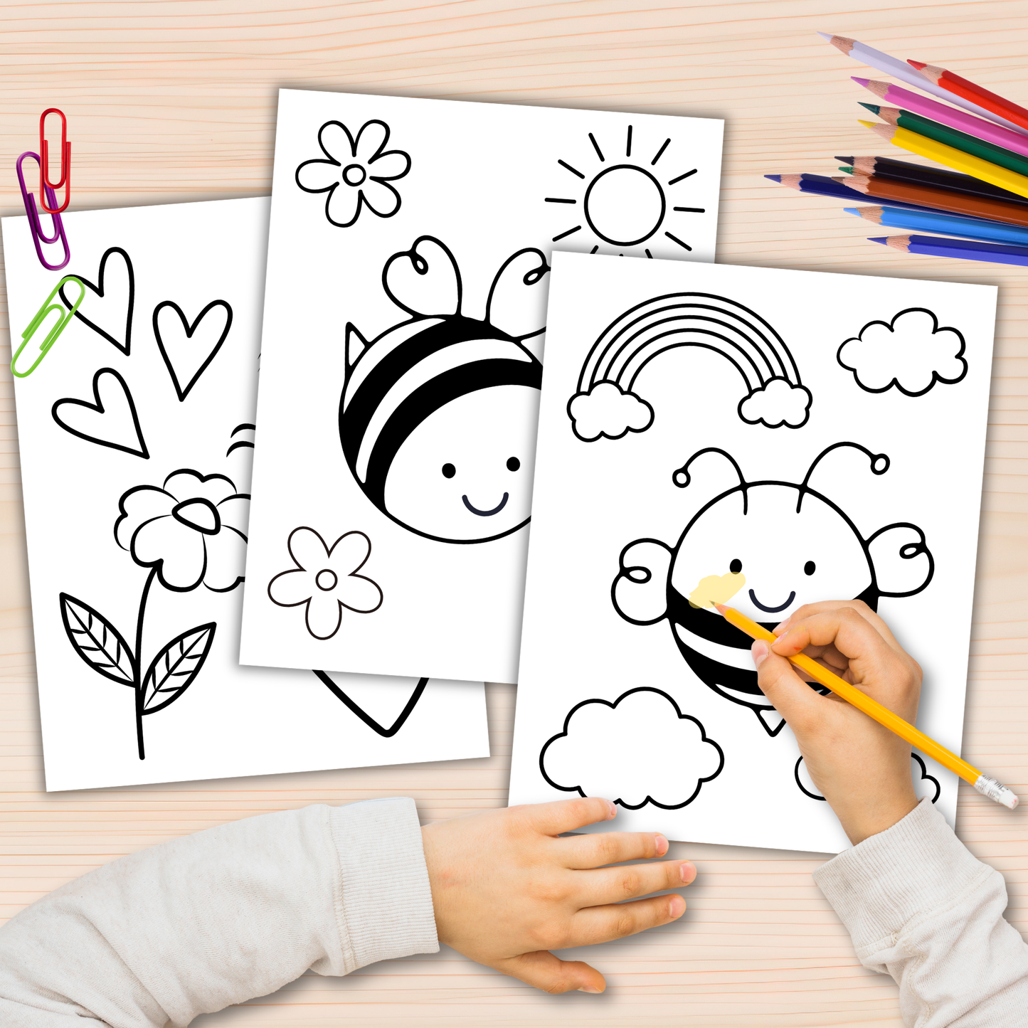 Bee activity pack printable 6-10 years