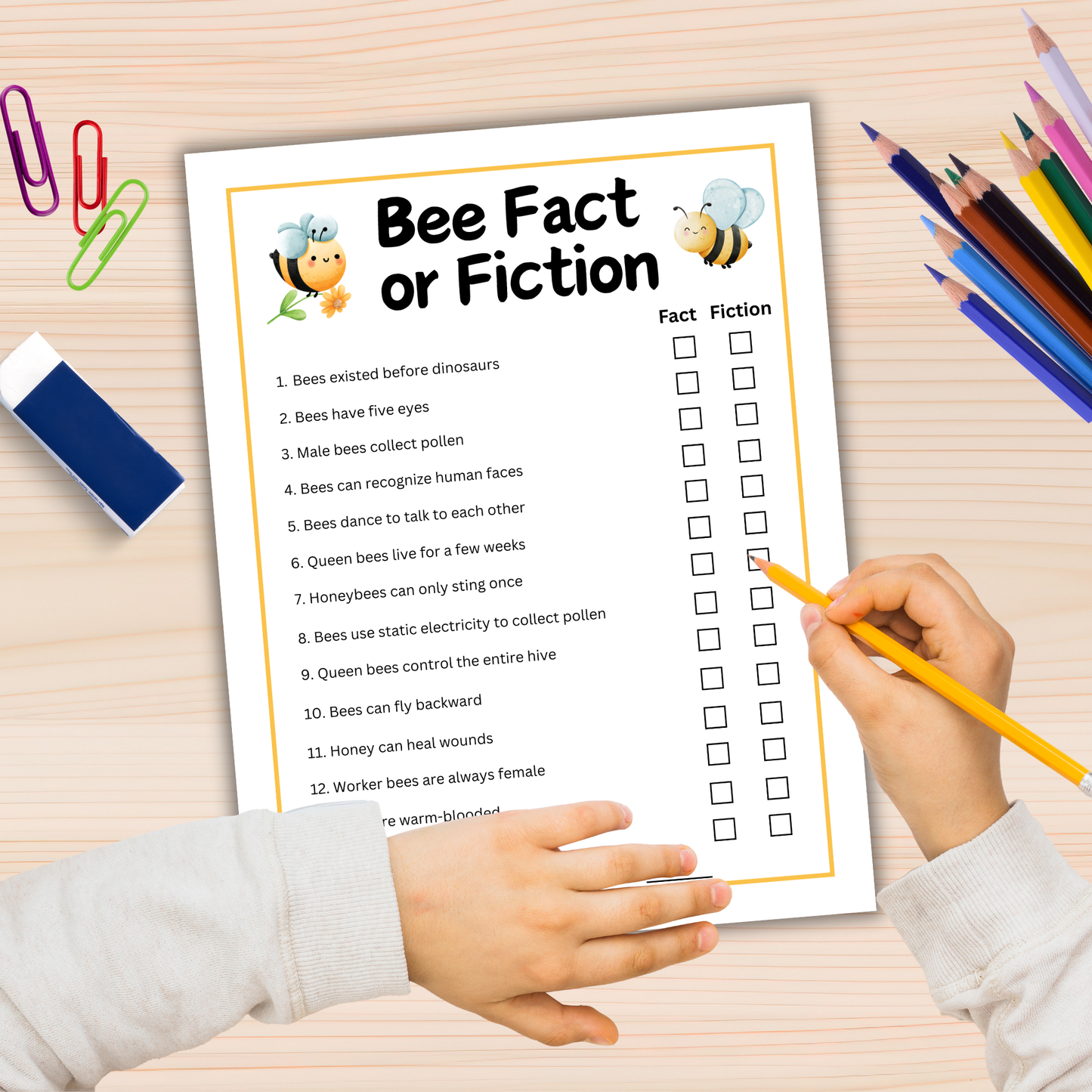 Bee games bundle printable