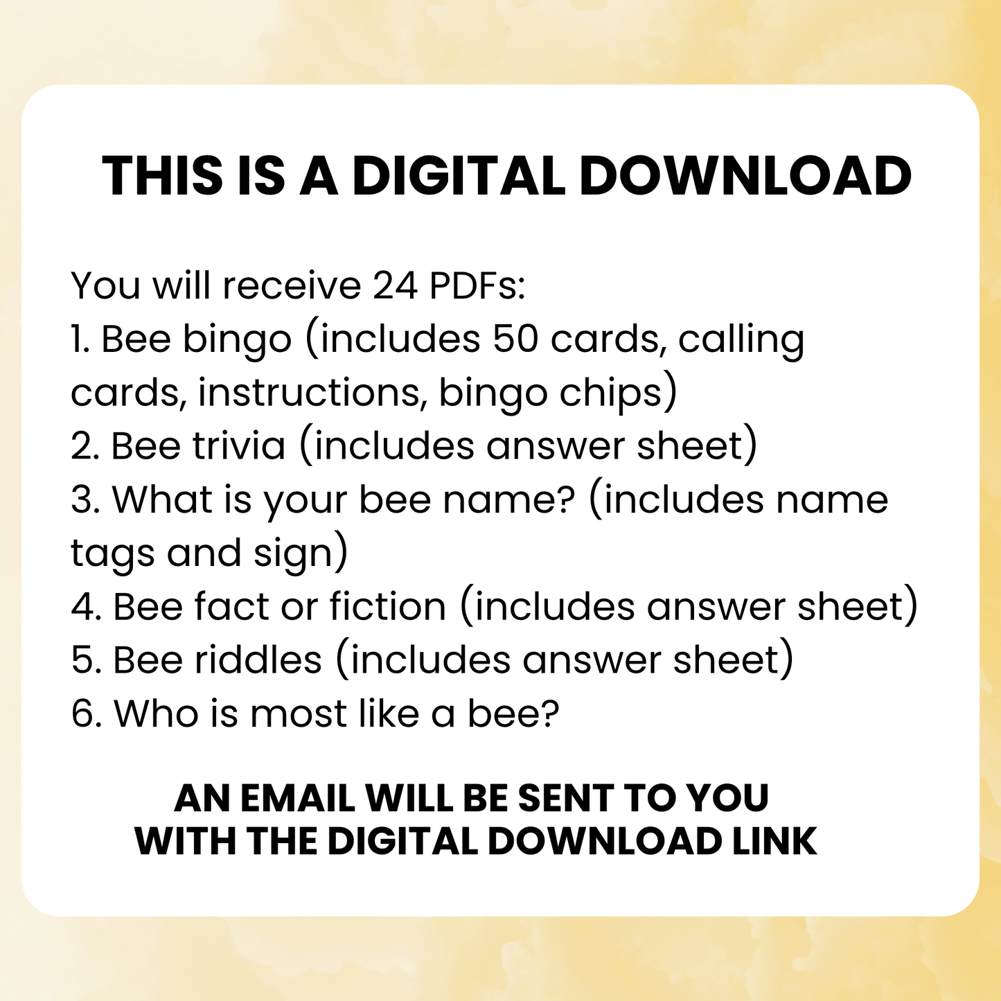 Bee games bundle printable