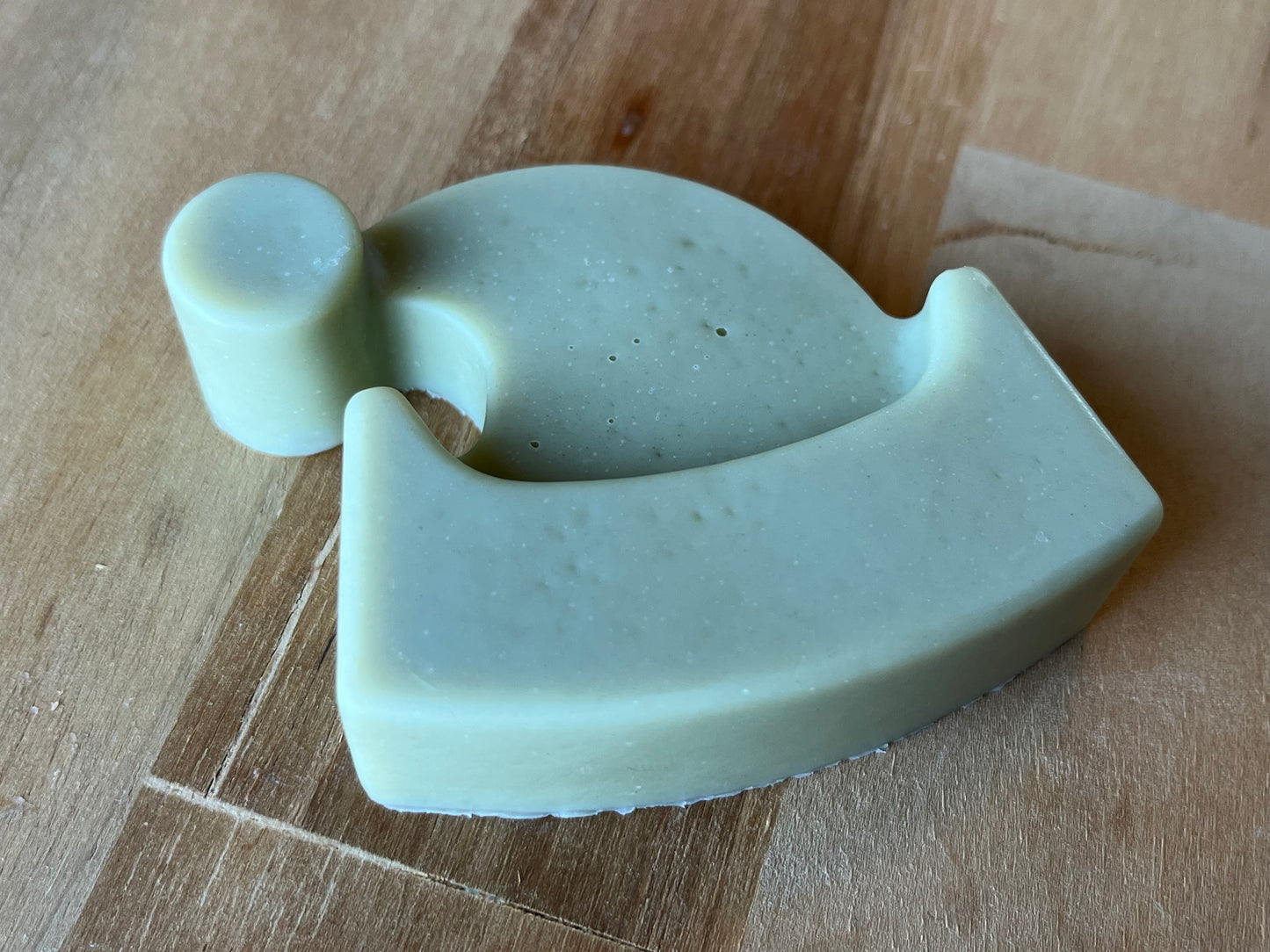 Eucalyptus, green clay and honey Santa hat soap 50g