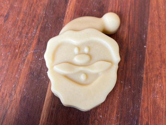 Christmas soap, handmade artisan goats milk Santa soap 50g
