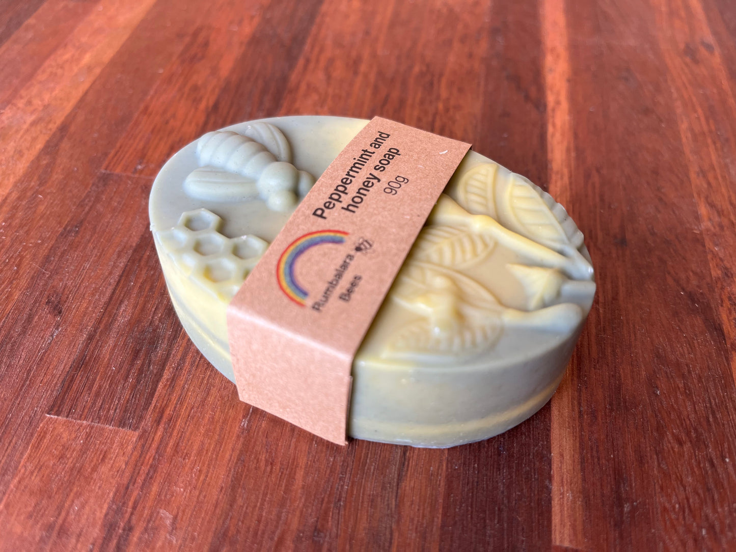 Peppermint and honey soap 90g