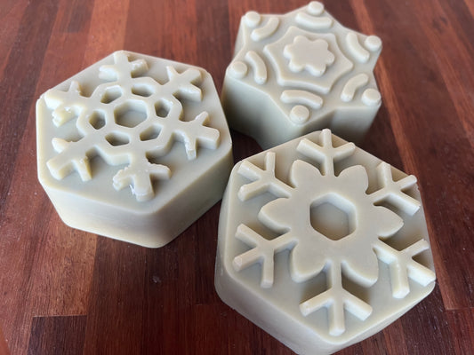 Eucalyptus, green clay and honey snowflake bundle