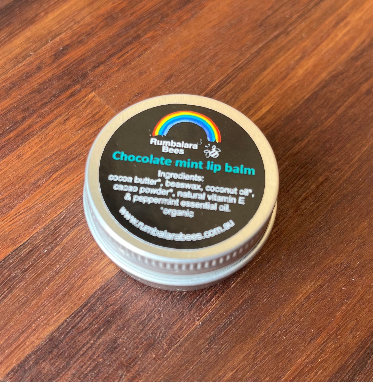 Lip balm chocolate mint tub 10g