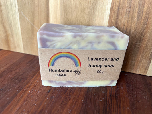 Lavender and honey soap 100g